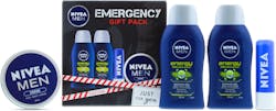 Nivea Men Emergency Wash Kit Set 4Pc