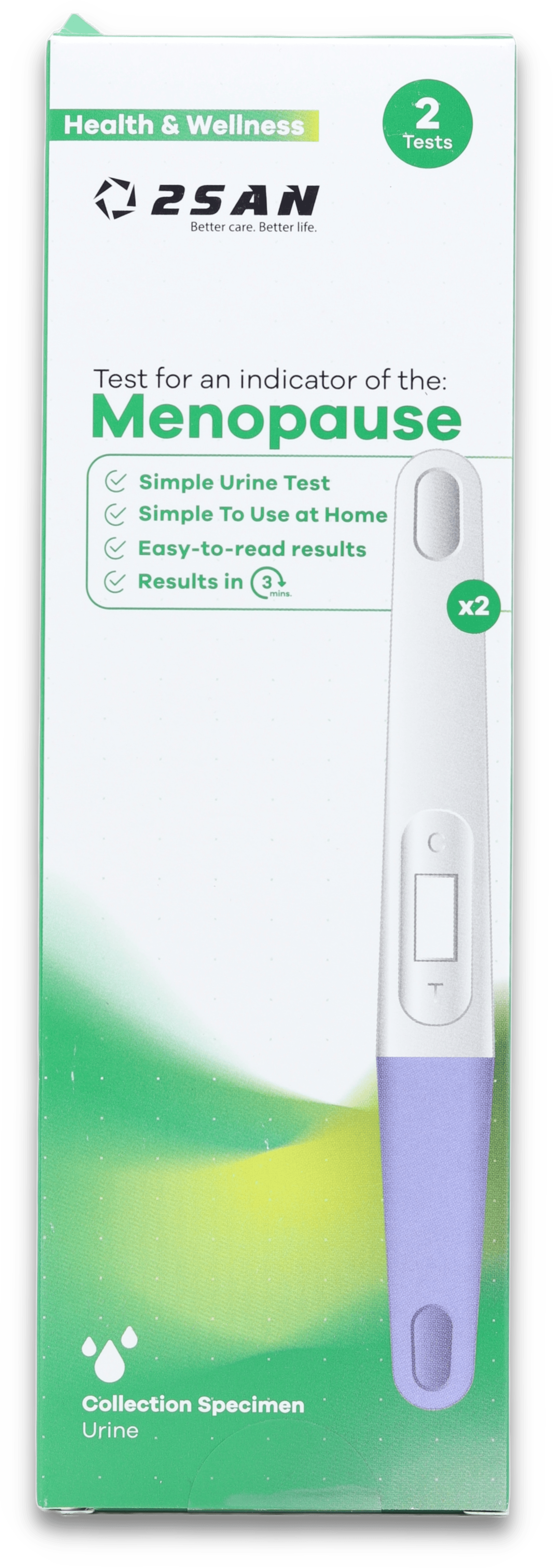 2San Menopause Rapid Test 2 Pack