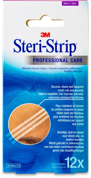 Suture Steri-Strip 3M - 50x5 sutures - 75x3mm- Violet