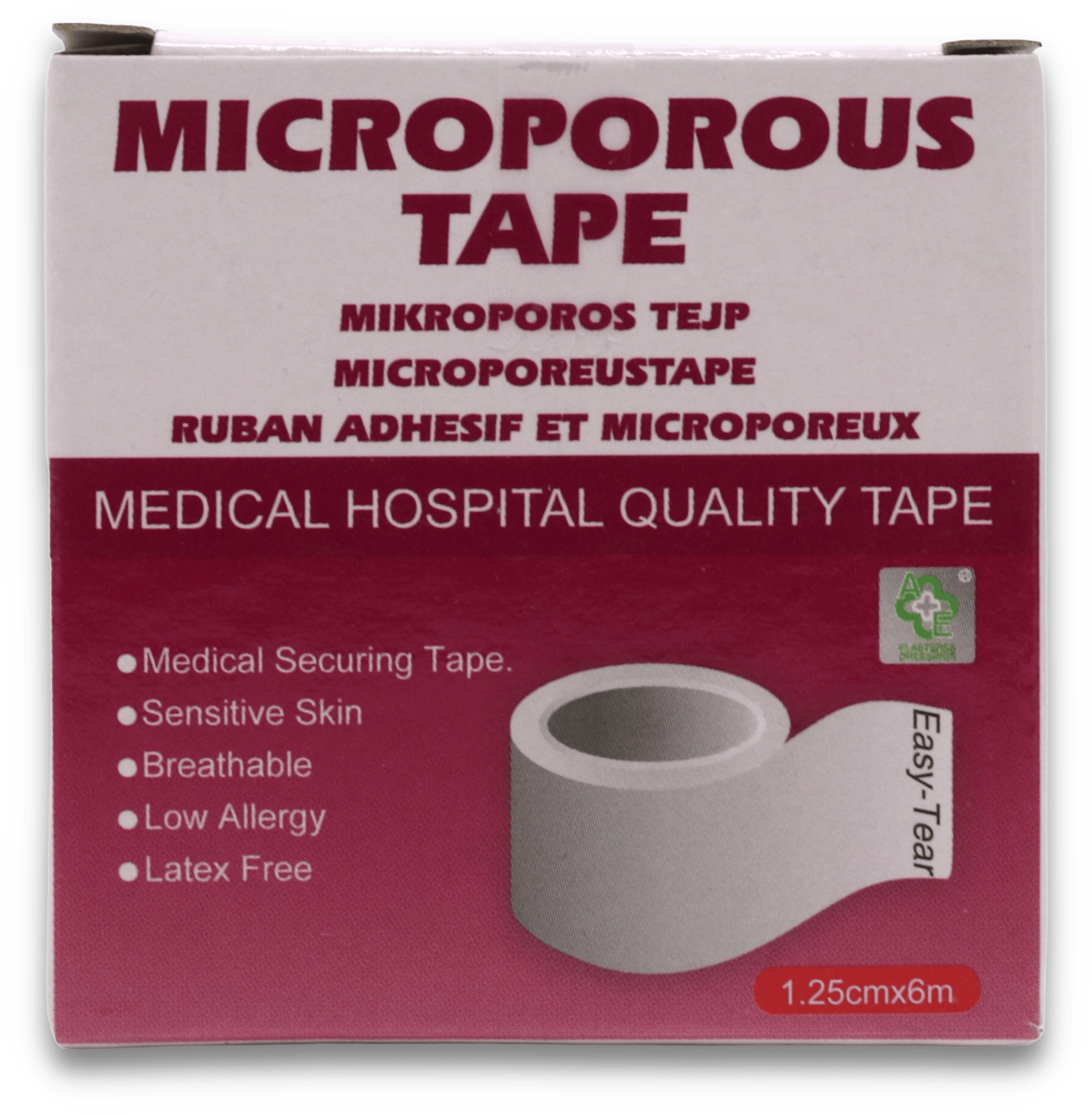 A+E Microporous tape 1.25cm x 6m