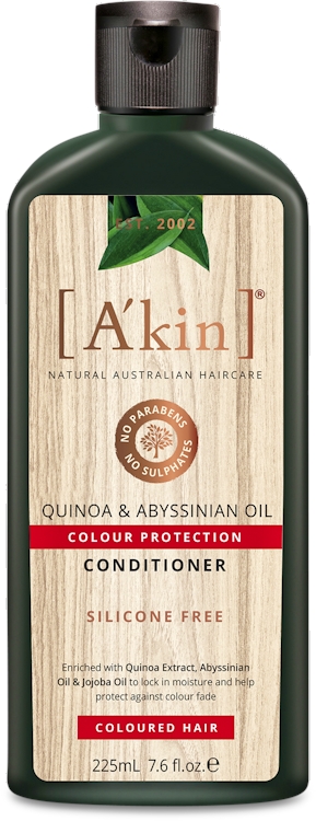 Photos - Hair Product Akin A'kin Colour Protection Quinoa & Abyssinian Oil Conditioner 225ml 