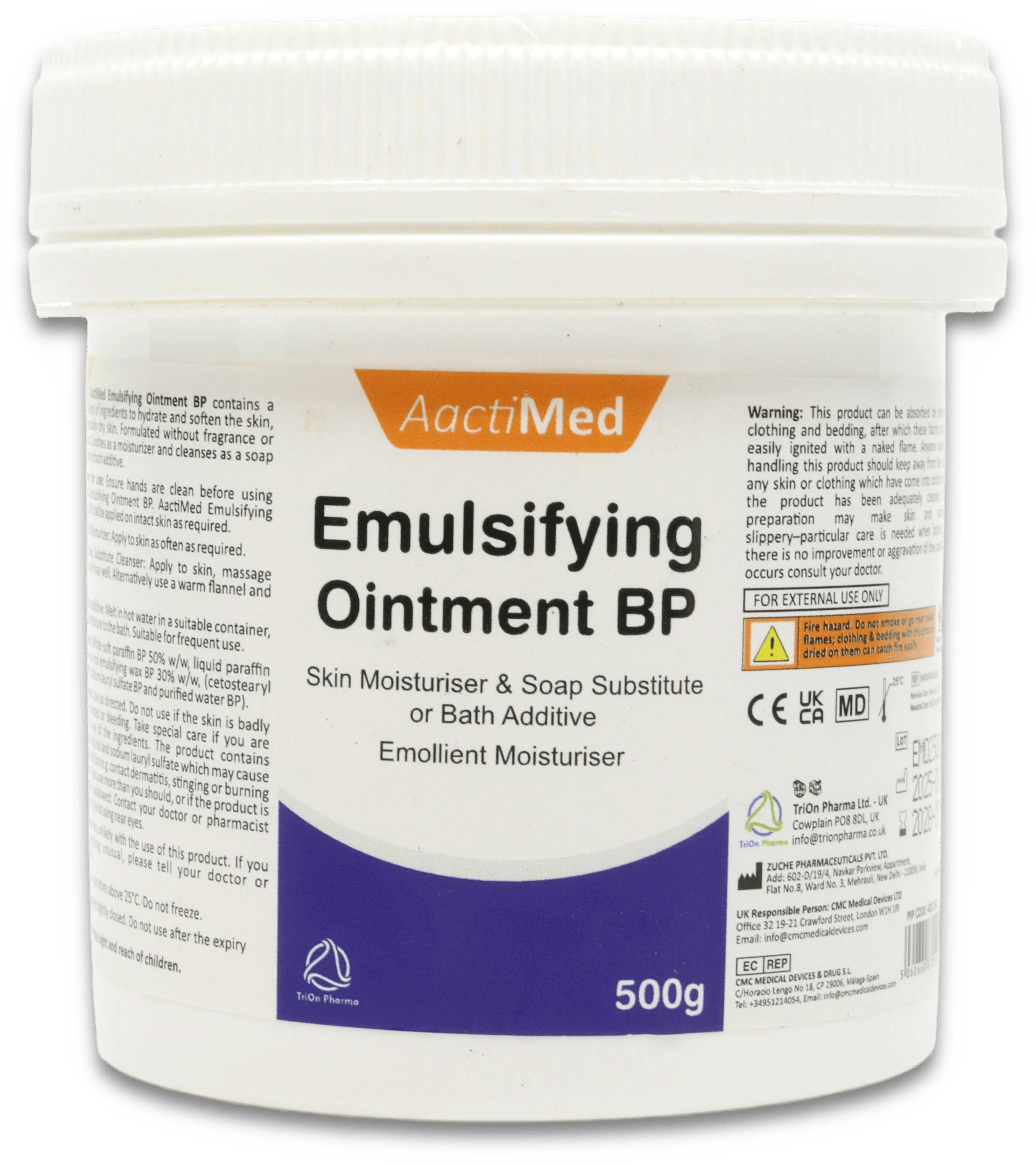 AactiMed Emulsifying Ointment 500g