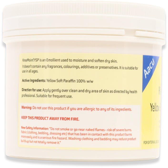 Aacu KreaMoint Yellow Soft Paraffin Ointment 500g - 2