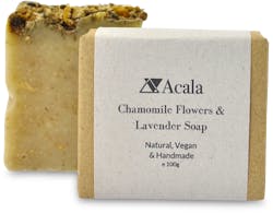 Acala Chamomile Flowers and Lavender Soap 100g