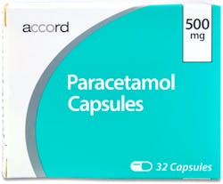Accord Paracetamol Capsules 500mg 32 Pack