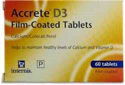 Accrete D3 Film-Coated 60 Tablets