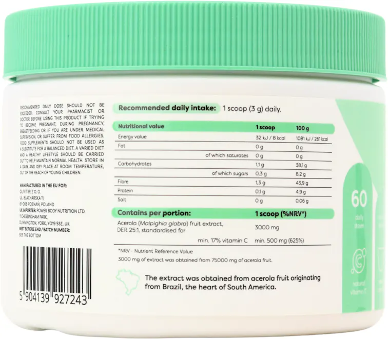 Osavi Acerola 3000mg 180g - 3