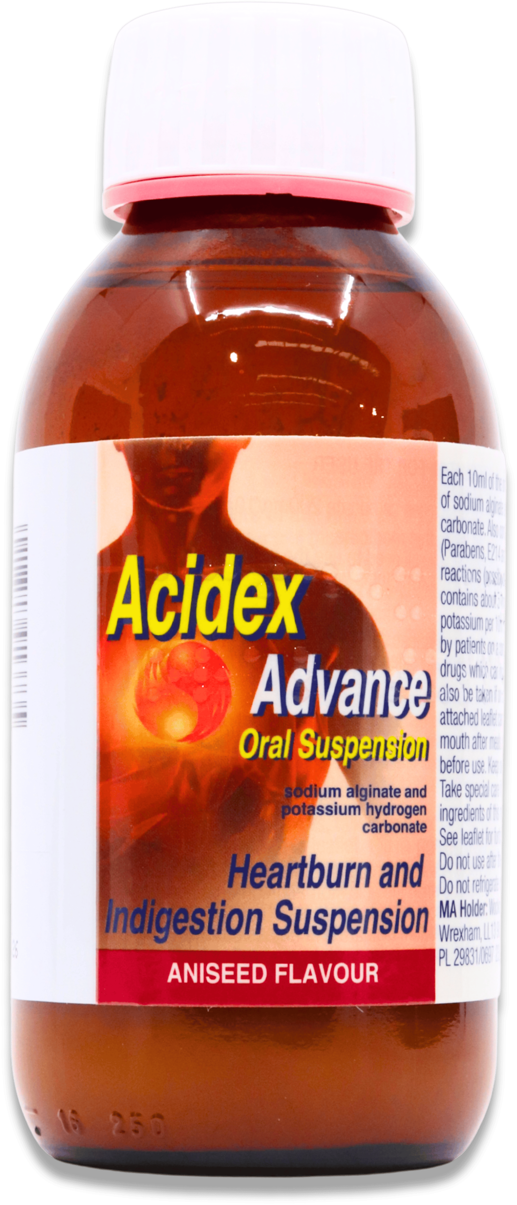 Acidex Advance Oral Suspension Aniseed 250ml