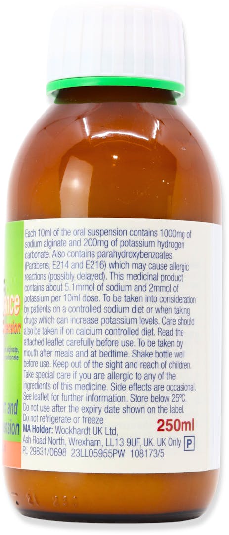Acidex Advance Oral Suspension Peppermint 250ml - 2