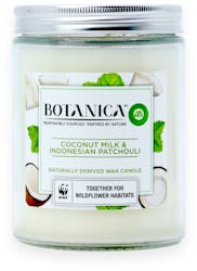 Air Wick Botanica Scented Candle Coconut Milk & Indonesian Patchouli 500g