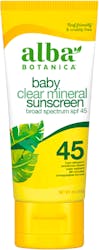 Alba Baby Clear Mineral Sunscreen SPF45
