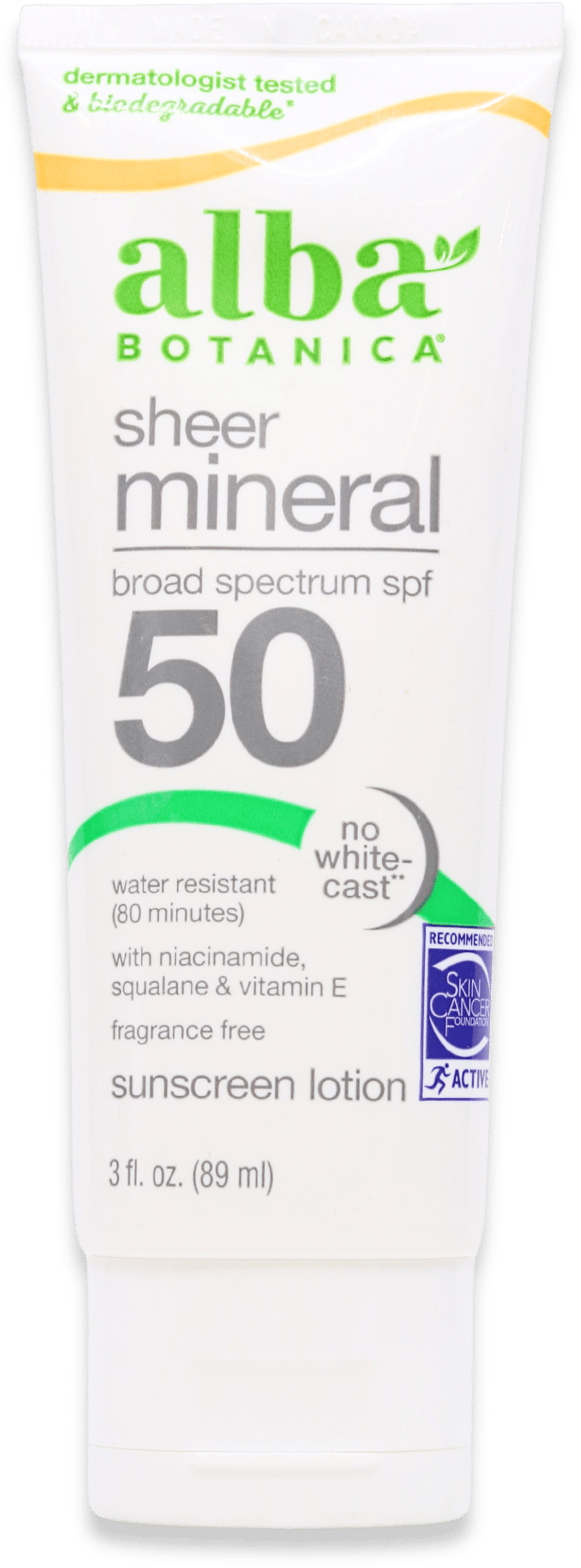 Alba Botanica Sunscreen Lotion SPF50 89ml