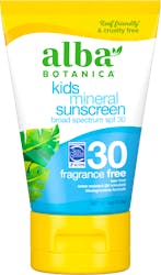 Alba Kids Mineral Fragrance Free SPF 30 Sunscreen