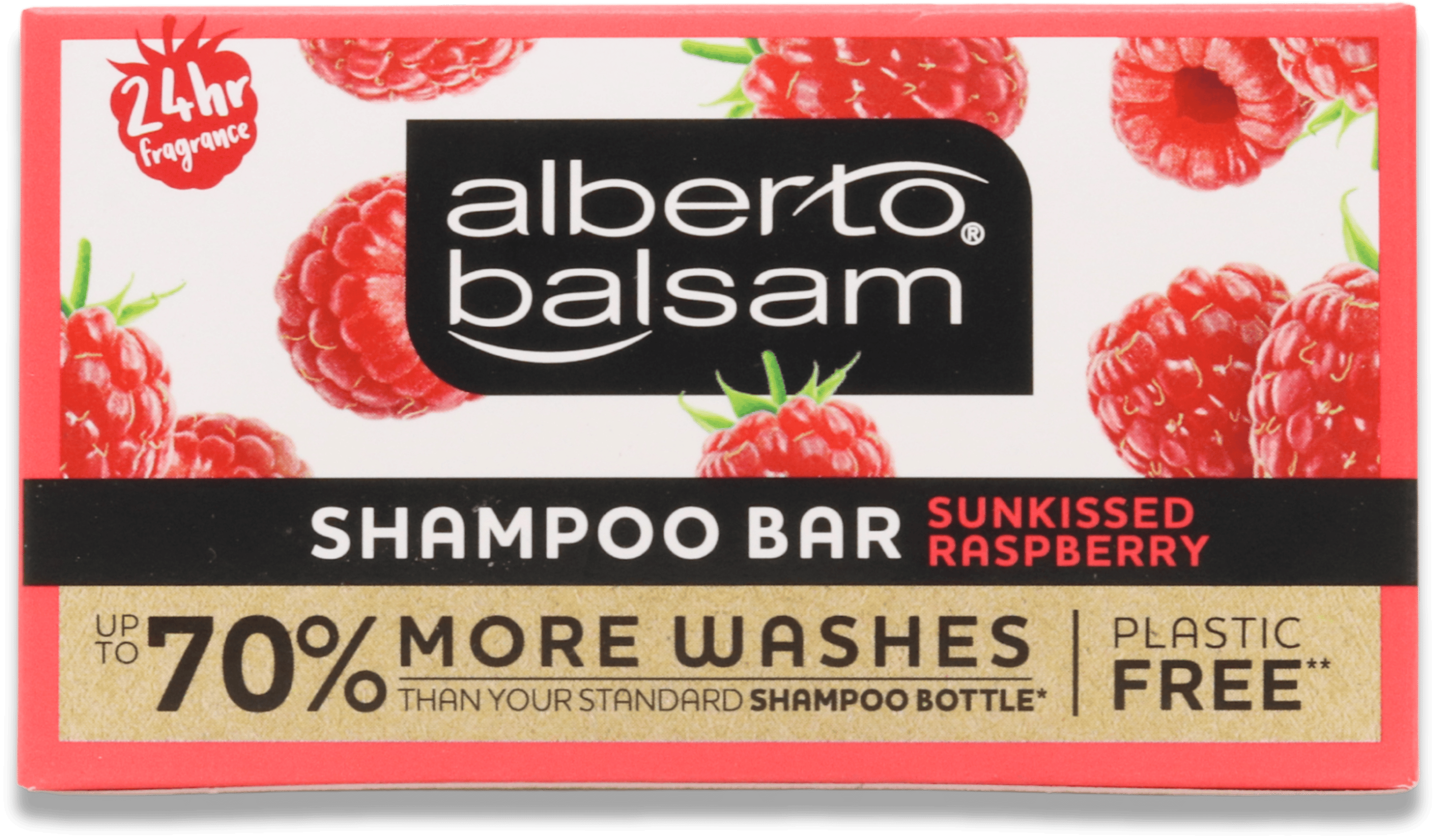 Alberto Balsam Sunkissed Raspberry Shampoo Bar 75g