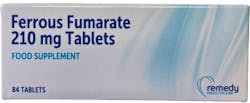Ferrous Fumarate 210mg 84 Tablets