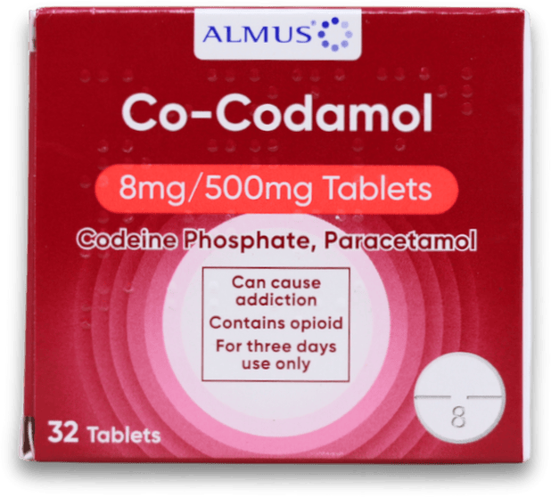 Almus Co-codamol 8/500 32 Tablets