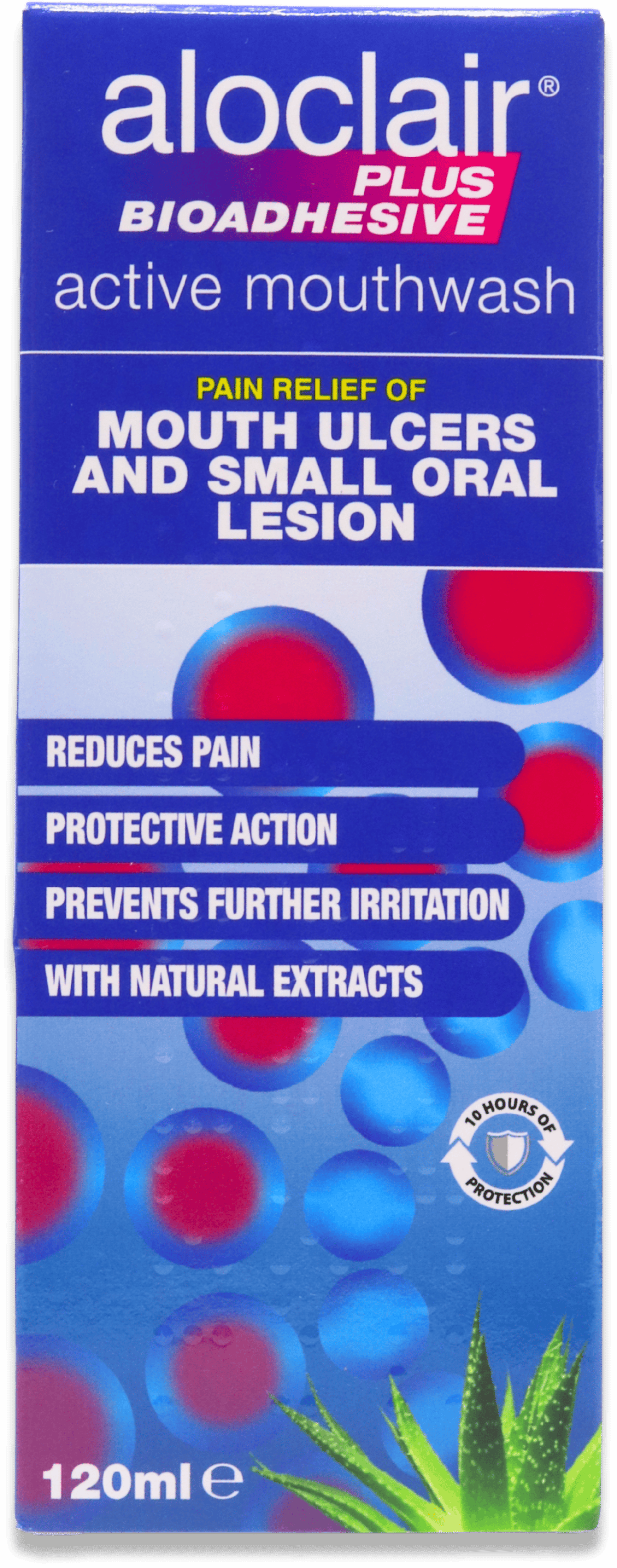 Aloclair Plus Bioadhesive Active Mouthwash 120ml