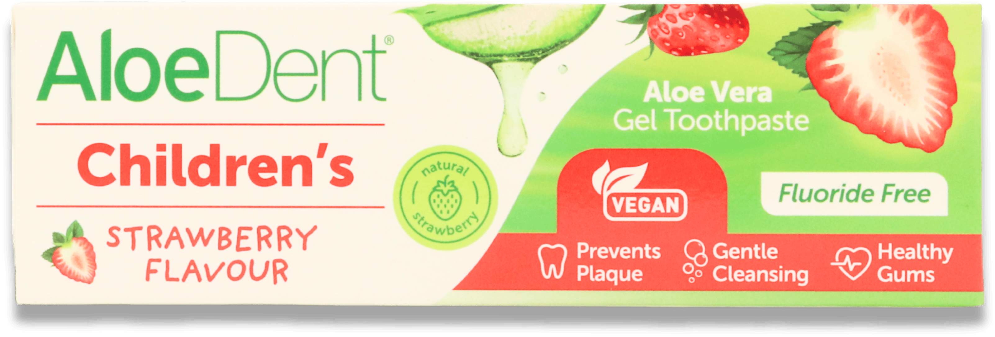 AloeDent Children's Flouride Free Gel Toothpaste 50ml