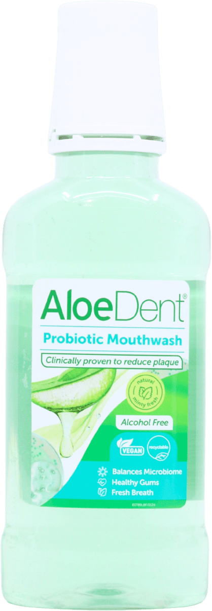 AloeDent Probiotic Fluoride Free Mouthwash 250ml
