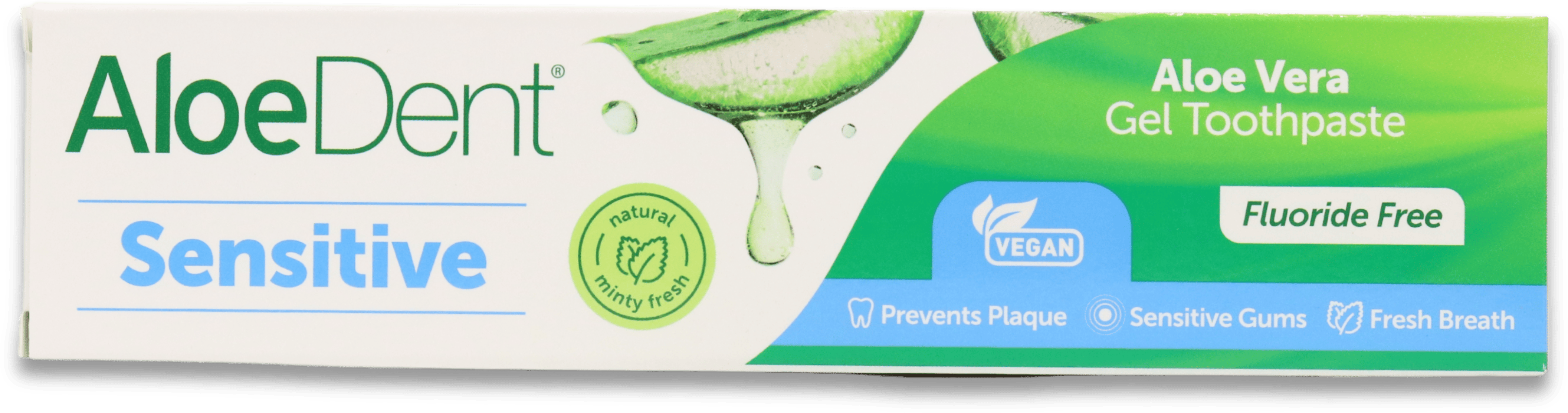 AloeDent Sensitive Fluoride Free Gel Toothpaste 100ml