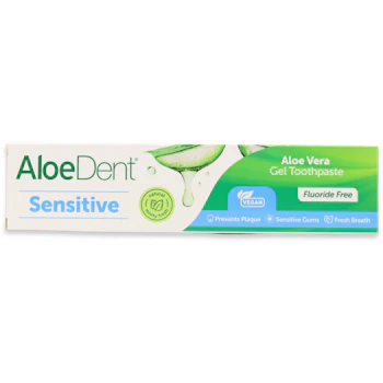 Aloesense Toothpaste AloeDent Sensitive Fluoride Free Gel Toothpaste 100ml | medino