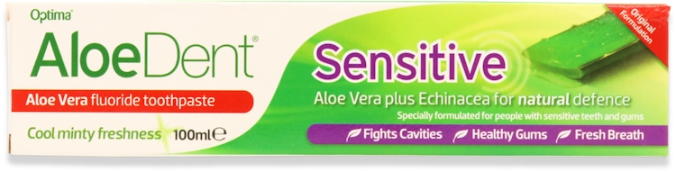 Aloe Dent Sensitive Aloe Vera Gel Toothpaste with Fluoride - 100ml