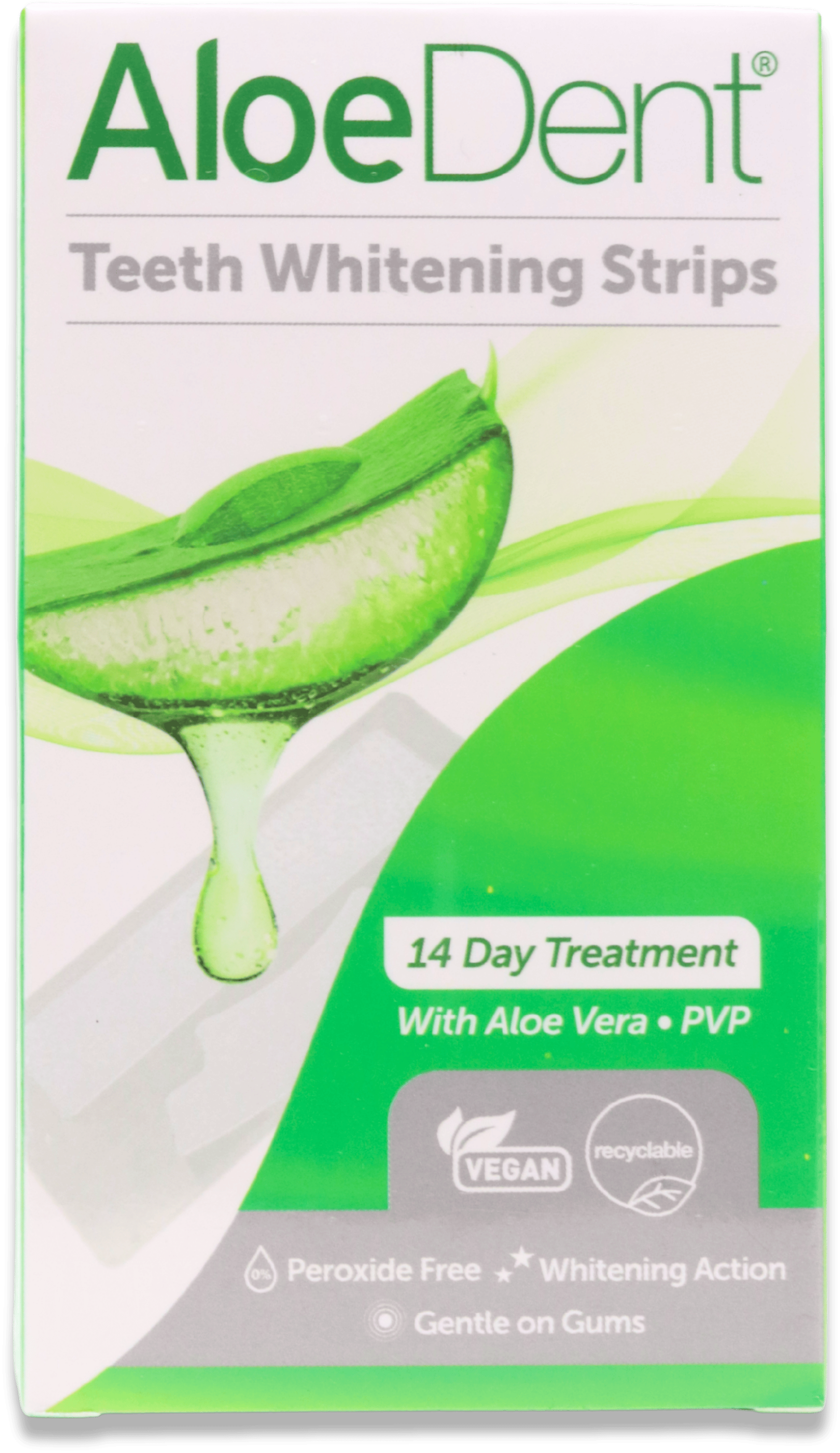 AloeDent Teeth Whitening Strips 14 Day Treatment