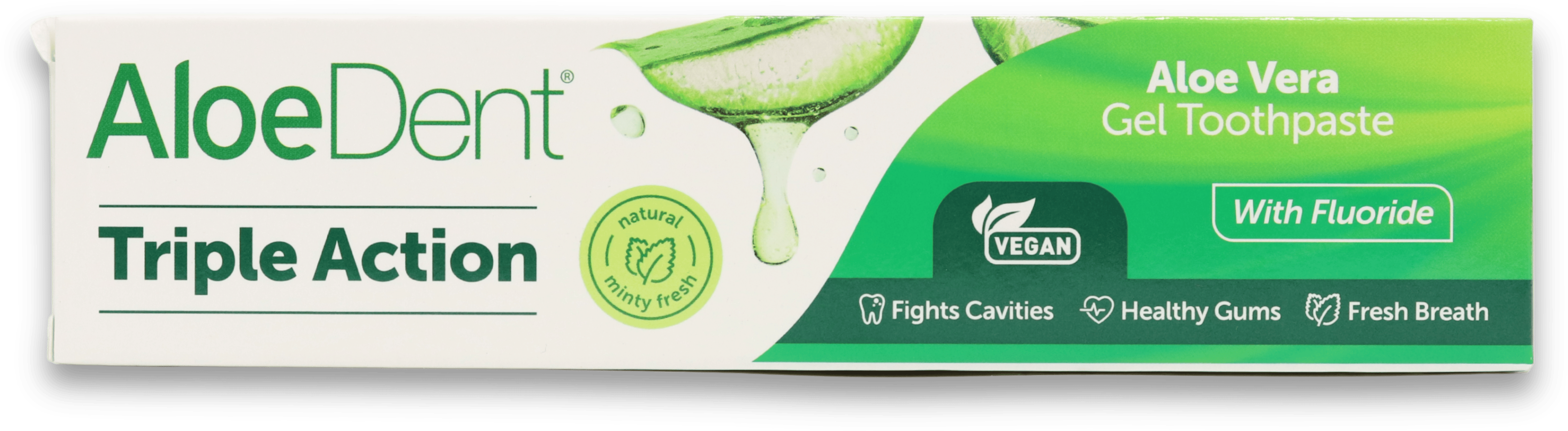AloeDent Triple Action Gel Toothpaste with Fluoride 100ml