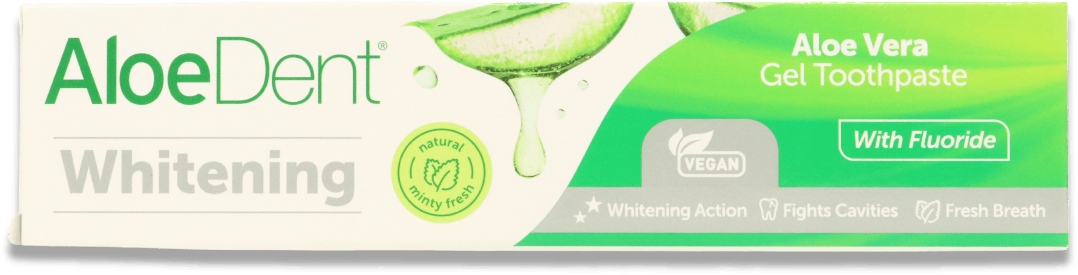 AloeDent Whitening Gel Toothpaste with Fluoride 100ml