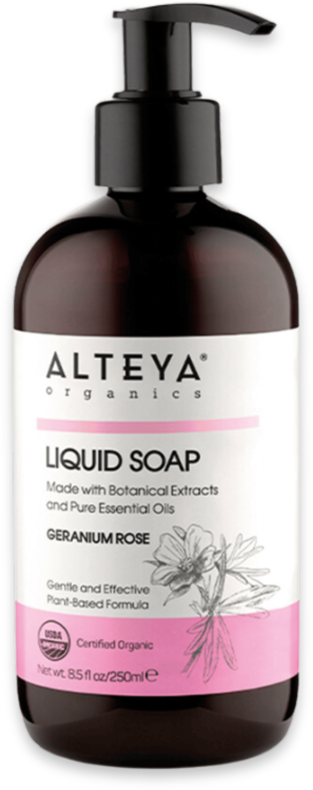 Alteya Geranium Rose Liquid Soap 250ml