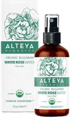 Alteya Organic Bulgarian White Rose Water (Rosa Alba) Spray 120ml