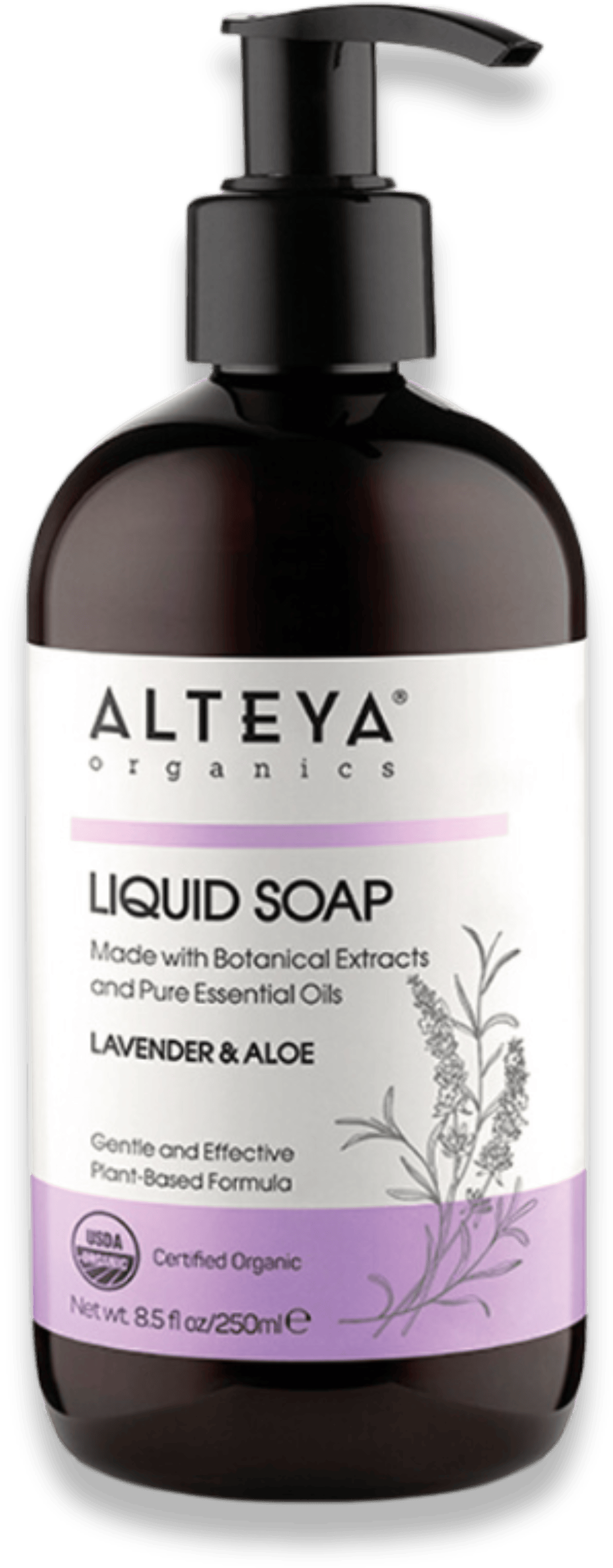 Alteya Organic Liquid Soap Lavender & Aloe 250ml