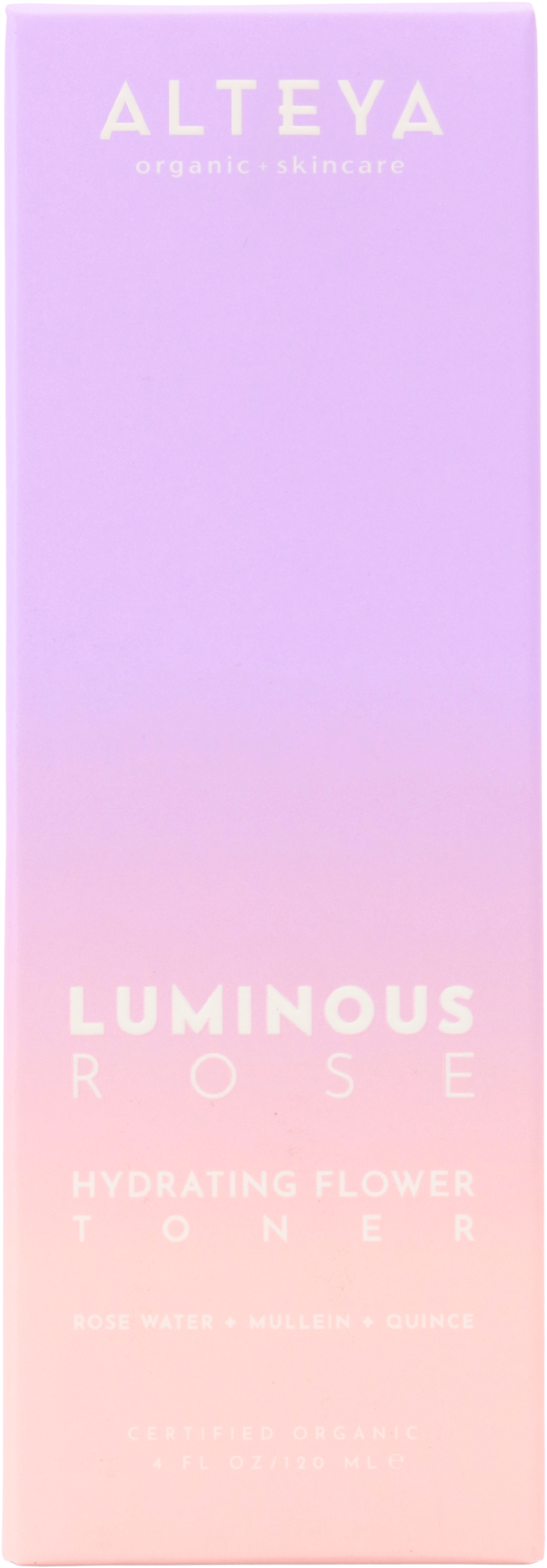 Alteya Organic Luminous Rose Hydrating Flower Toner 120ml