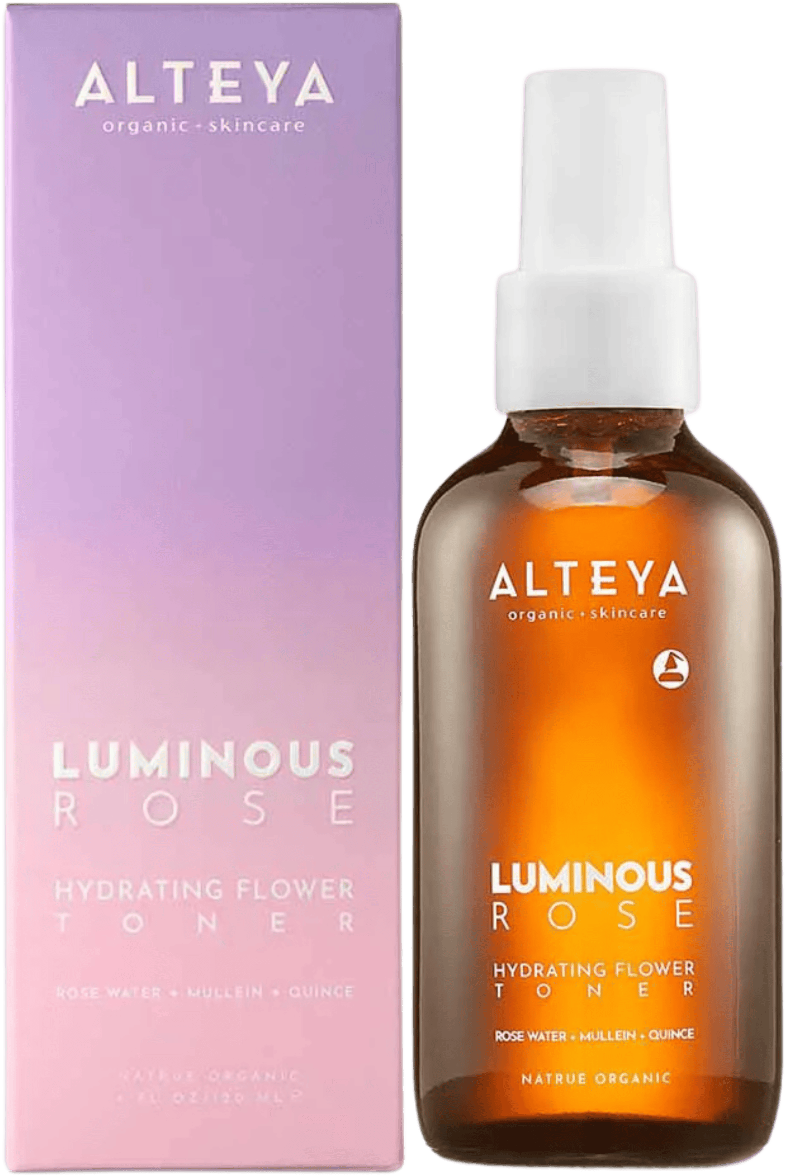 Alteya Organic Luminous Rose Hydrating Flower Toner 120ml