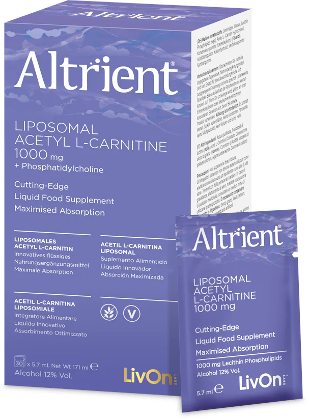 Altrient Liposomal Acetyl L Carnitine 30 x 5.7ml Sachets | medino Altrient Liposomal Acetyl L Carnitine 30 x 5.7ml Sachets | medino