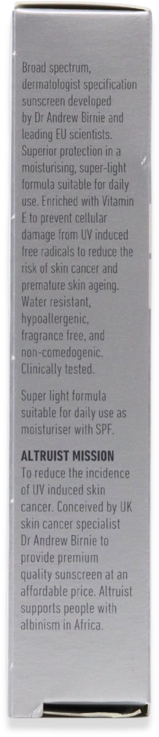 Altruist Dermatologist Face Fluid SPF50 50ml - 4