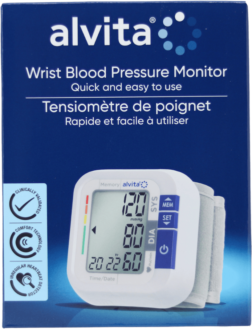 Alvita Wrist Blood Pressure Monitor