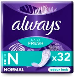always Daily Normal To Go Fresh Panty Liners, 20 Pcs - oh feliz