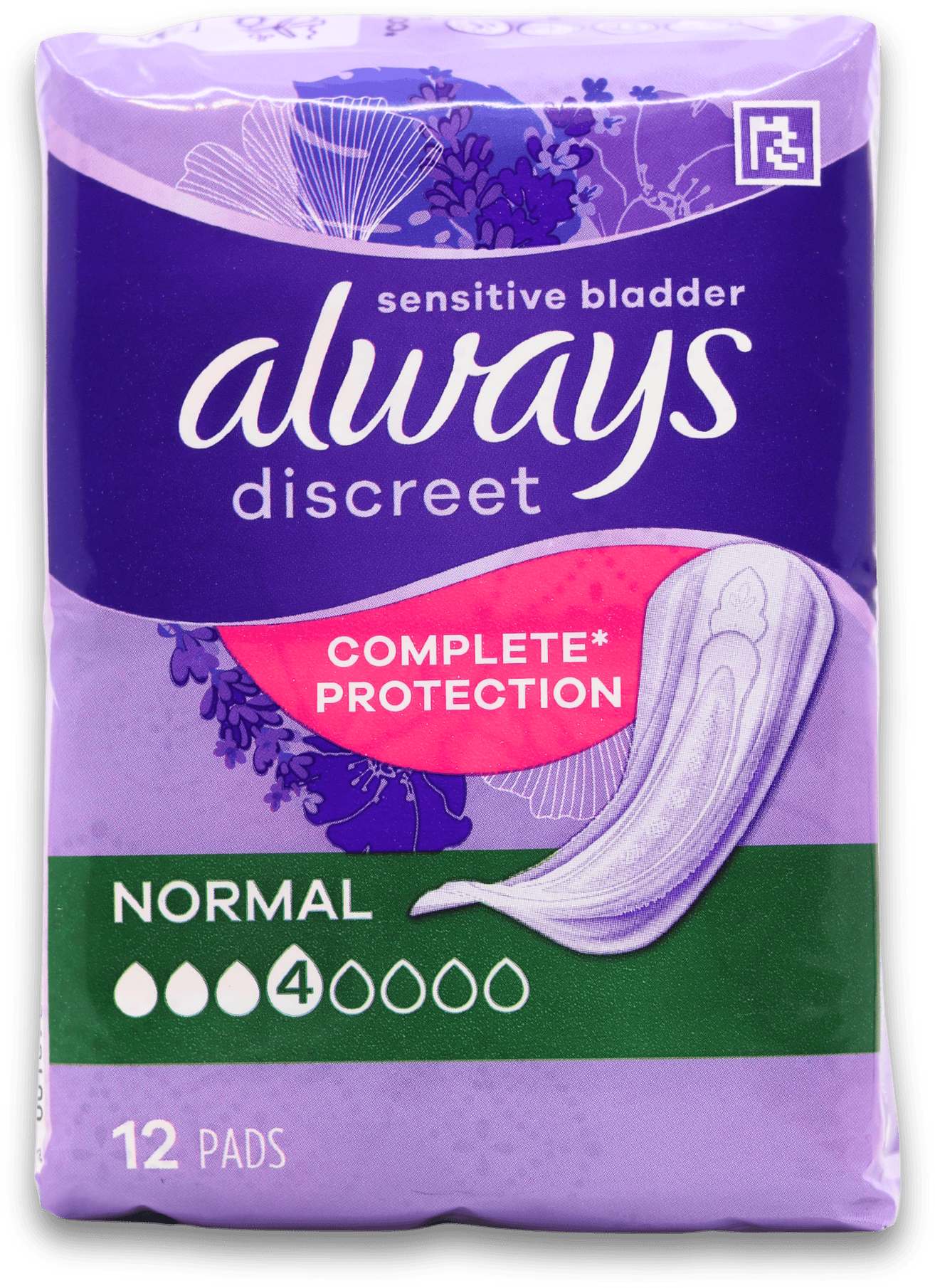 Always Discreet Normal 12 Pads