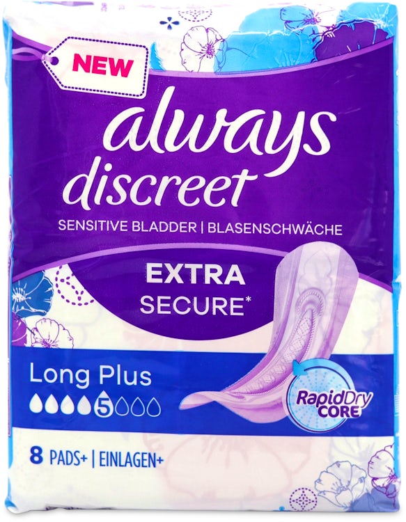 Always Discreet Pants Plus Large 8 Pack