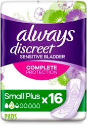 Always Discreet Pads Small Plus 16 pack