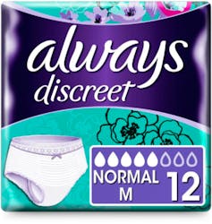 Always Discreet Pants Medium 12 pack