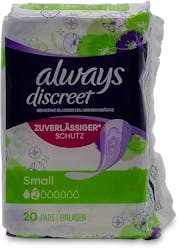 Always Discreet Small 20 Pads