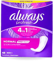 Always Profresh Liners Normal 48 pack