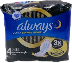 Always Ultra Secure Night 9 Pads