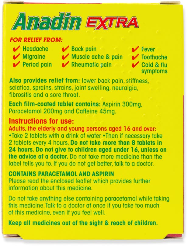 Anadin Extra 32 Caplets - 2