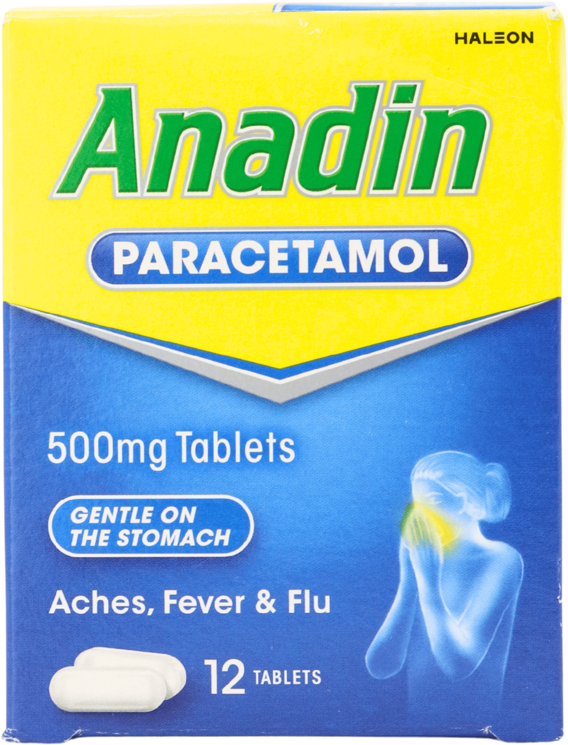 Anadin Paracetamol 500mg 12 Tablets