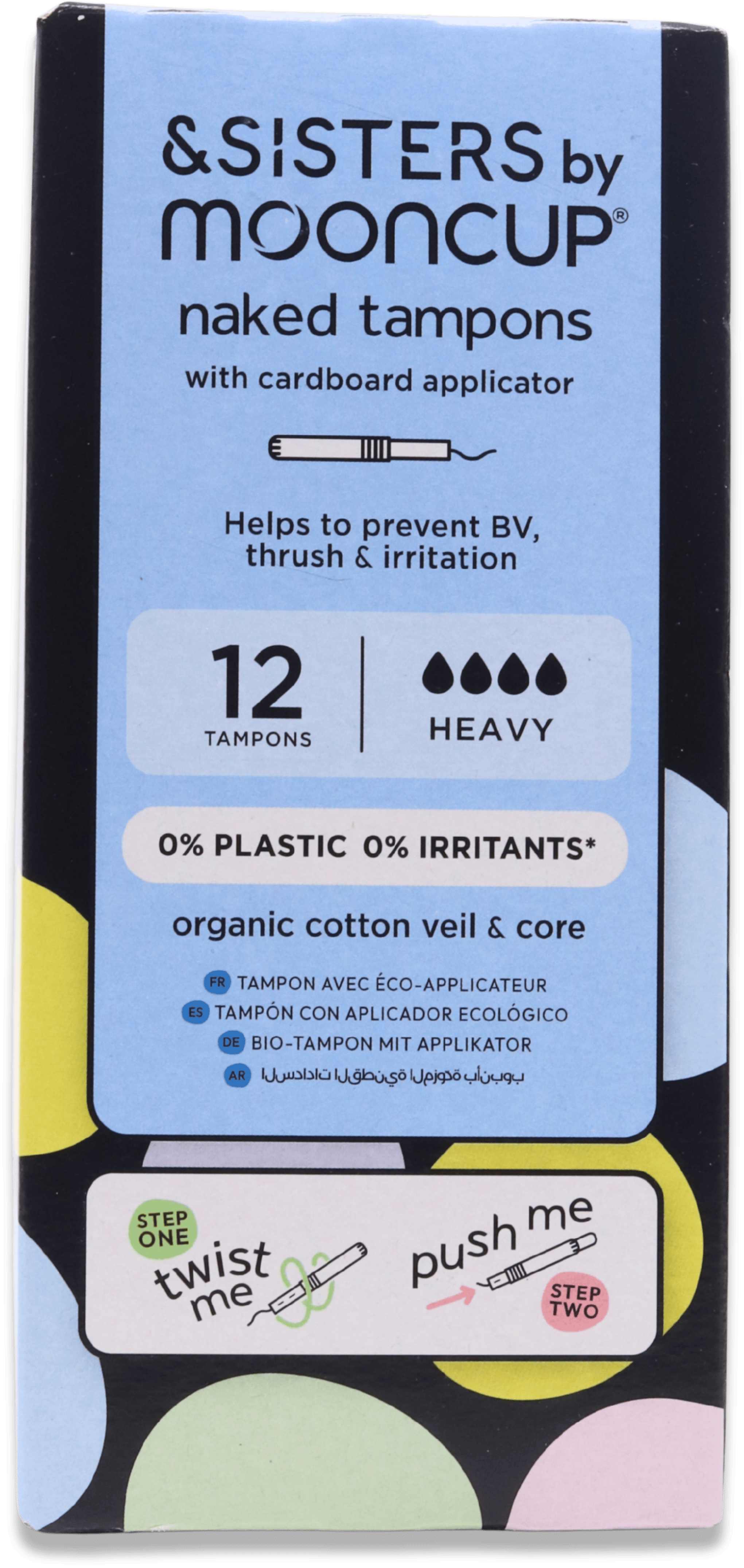 &SISTERS Eco-Applicator Tampons Heavy 12 Pack