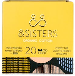 &SISTERS Naked Tampons Light 20 Pack