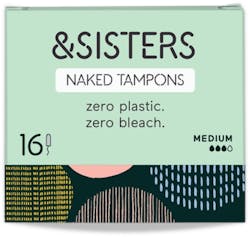 &SISTERS Naked Tampons Medium 16 Pack